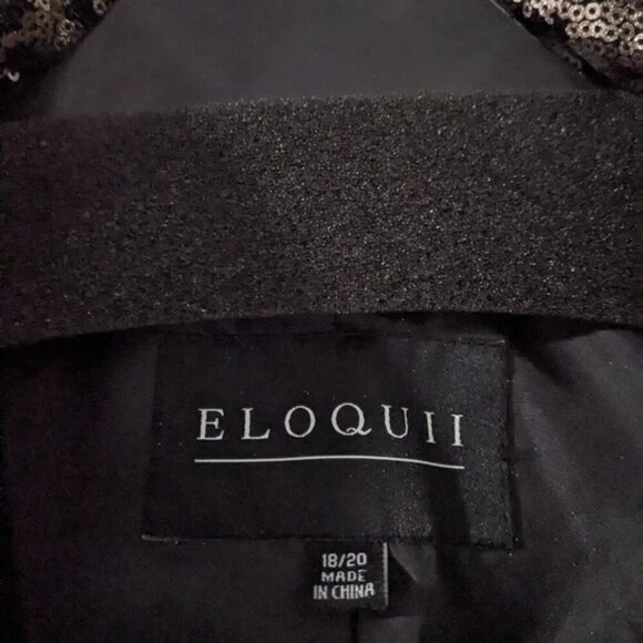 Eloquii | Sequin Leopard Jacket - Picture 9 of 15